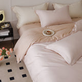Woolen Cotton Four-piece Bed Set All Cotton Pure Cotton Bed Sheets - My Store