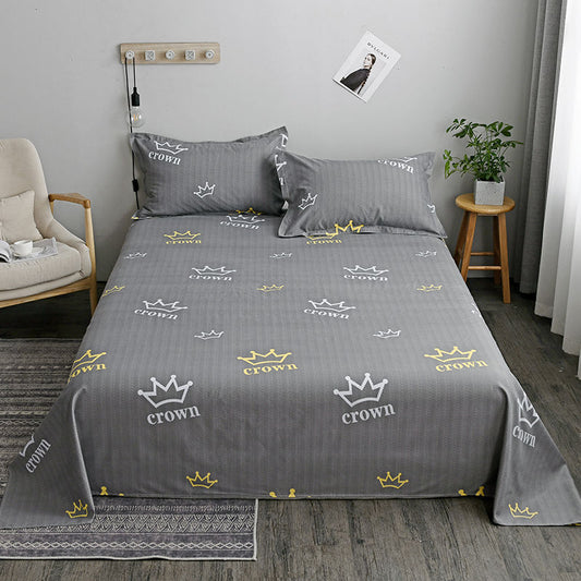 Washed Cotton Student Hostel Bed Sheets - My Store
