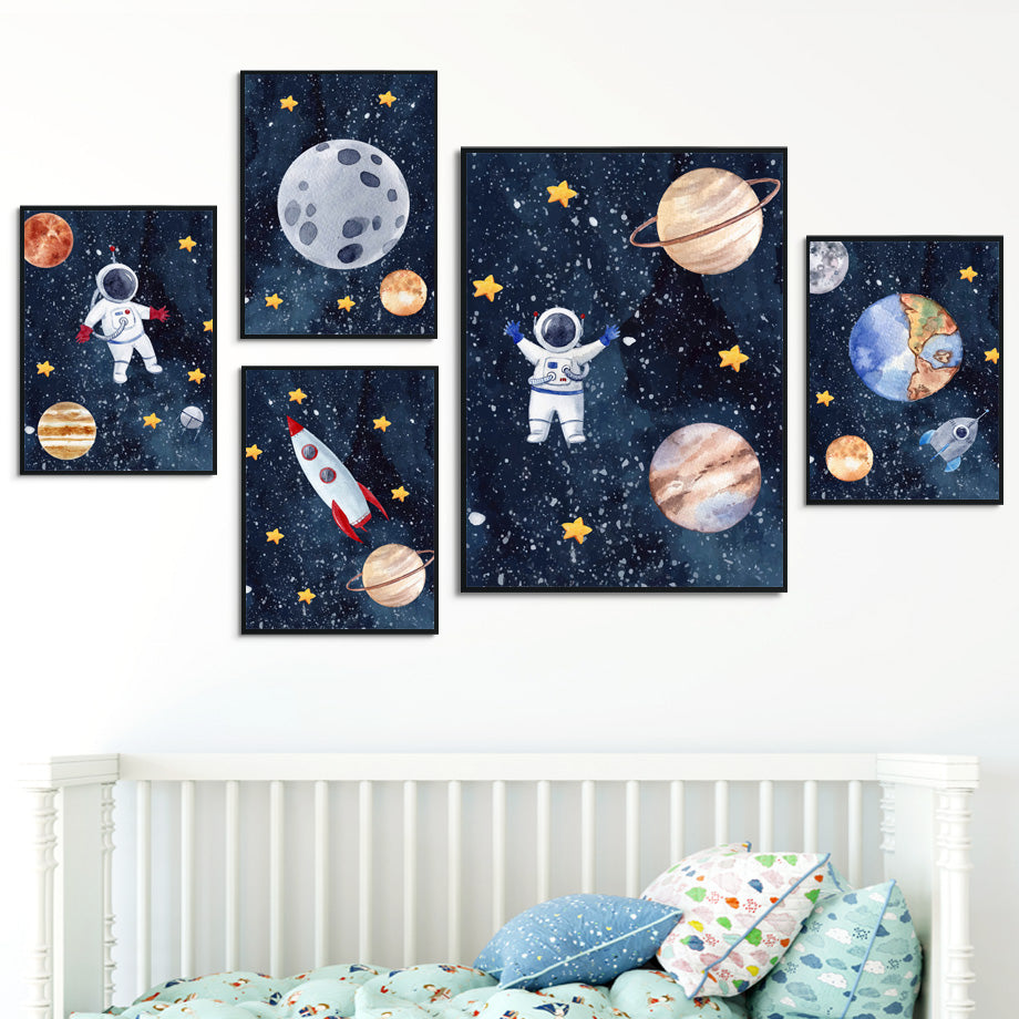 Astronaut Wall Art Canvas Painting - My Store