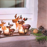 Decoration Shooting Candle Elk Pulling Car Candle Cup - My Store