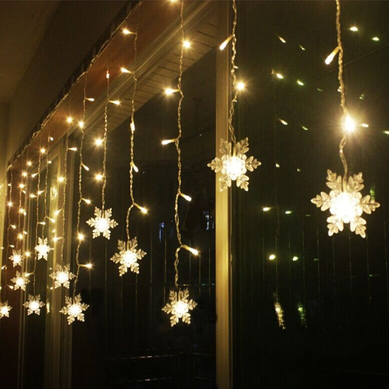 Small Five Pointed Star Curtain Light String - My Store