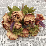 13 Core-spun Peony Artificial Flowers - My Store
