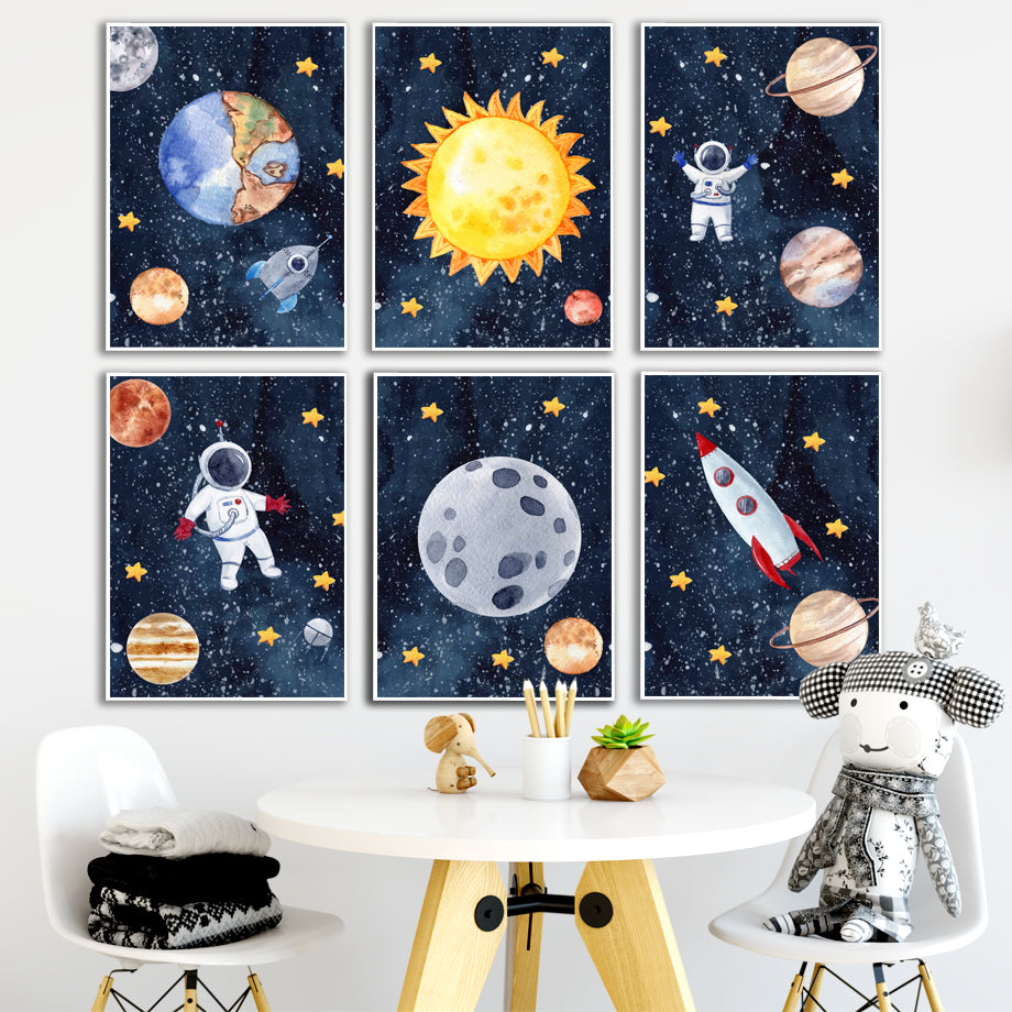 Astronaut Wall Art Canvas Painting - My Store