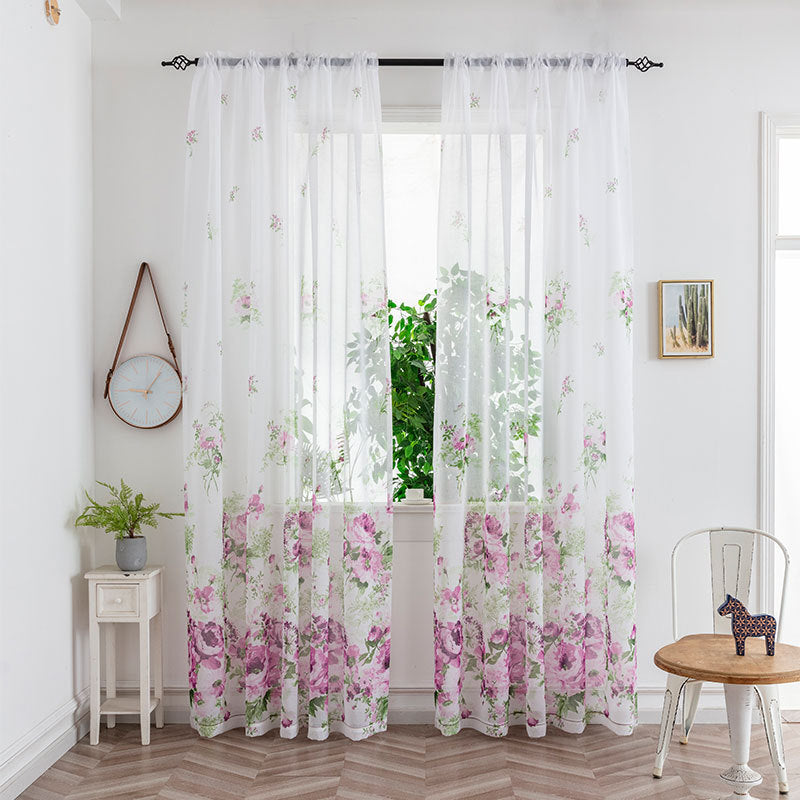 Mesh Curtains Bedroom Light Transmission Decorative Curtain - My Store