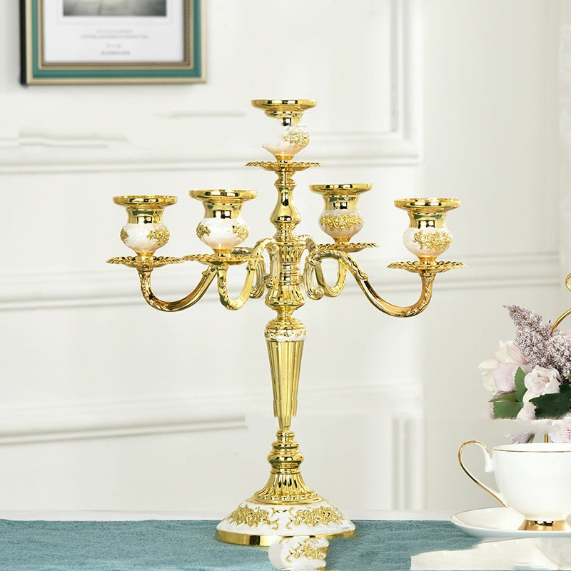 Tulip Candle Holder Candle Holder European Style Candlelight Dinner Props - My Store