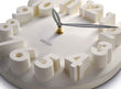 Three Dimensional Digital Wall Clock Art Wall Clock