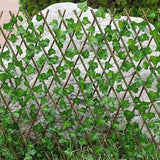 Simulation Fence Felescopic fence artificial flowers - My Store