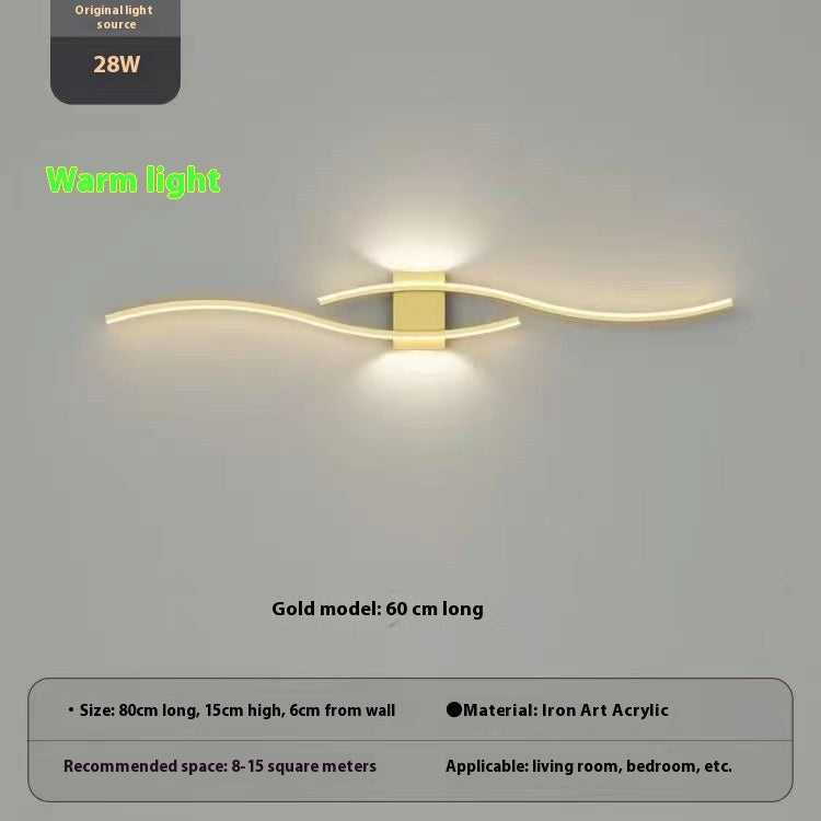 Bedside Wall Lamp Simple Modern Background Wall Decorative Lamp - My Store