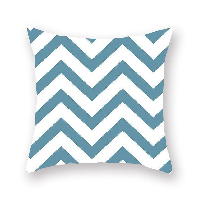 Green geometric pillow cushion cover sofa cushion - My Store