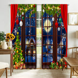 Digital Printed Christmas Curtains - My Store