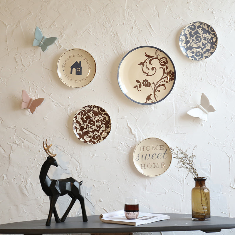Creative wall wall ceramic hanging plate - My Store