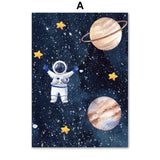 Astronaut Wall Art Canvas Painting - My Store