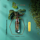 Vase Decoration Wall-mounted Hydroponic Flowerpot Hanging Wall Hanging - My Store