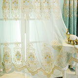 Bedroom Full Blackout Curtains Green New - My Store
