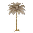 Bedroom Bedside Feather Lamp Copper Lamp Floor Lamp - My Store