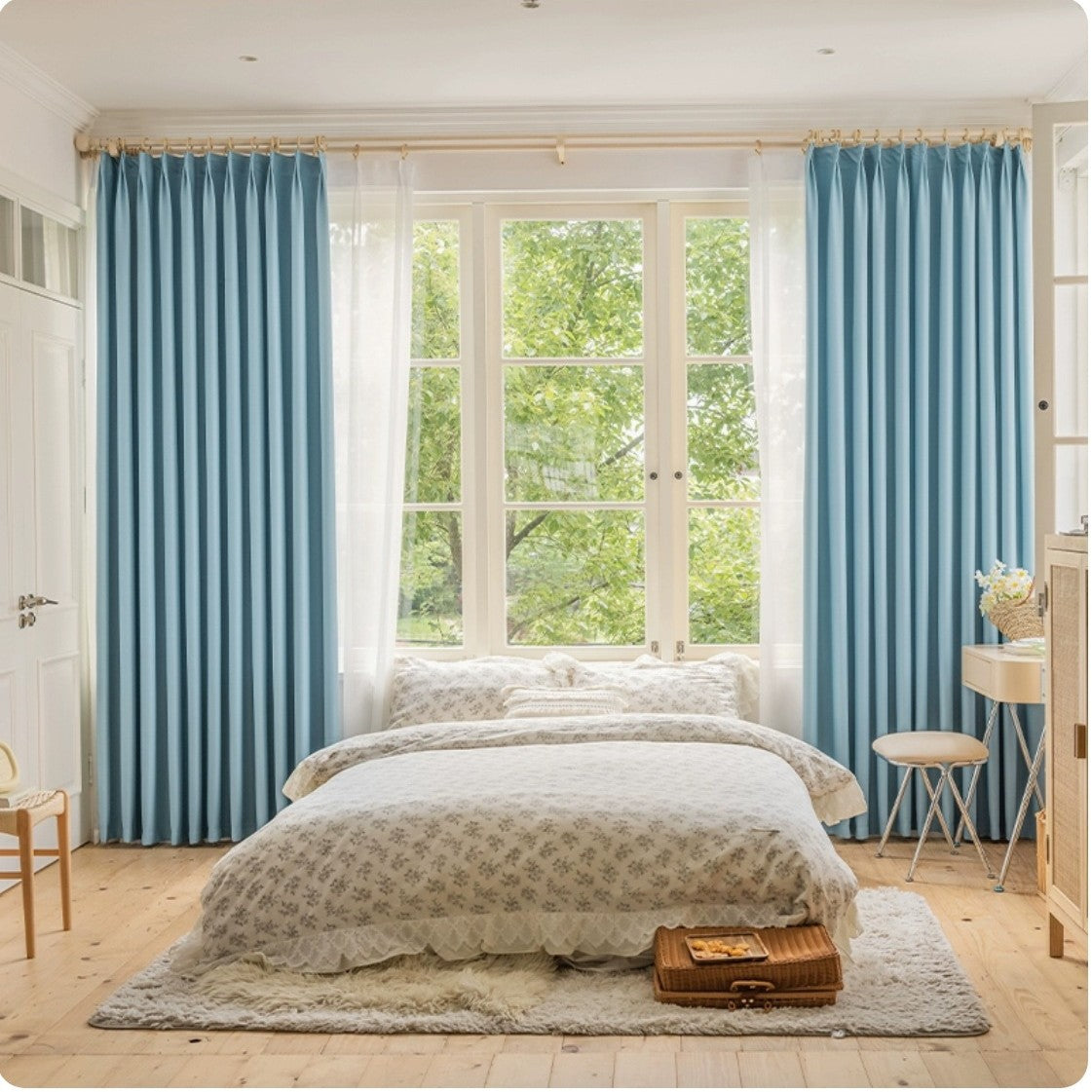 Hook-style Blackout Sun-blocking Curtains For The Bedroom - My Store