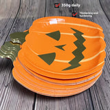 Disposable Dinner Plates DIY Pumpkin Halloween Paper Plates - My Store