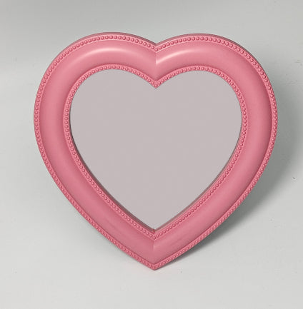 Girl's Room Wall Decoration Heart-shaped Makeup Mirror - My Store