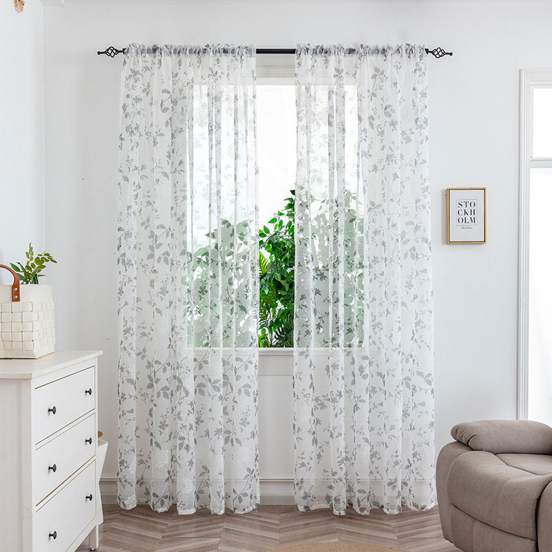 Mesh Curtains Bedroom Light Transmission Decorative Curtain - My Store