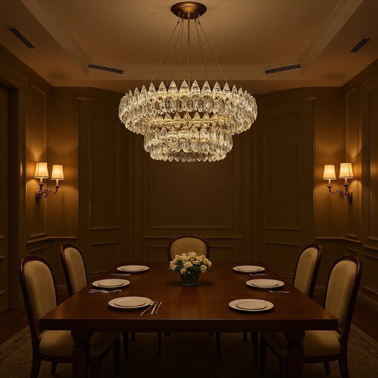 Crystal Modern Room French Villa Restaurant Lamps - My Store