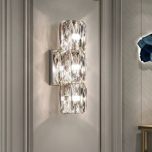 Crystal Wall Lamp Living Room Bedroom Stair Wall Lamp - My Store
