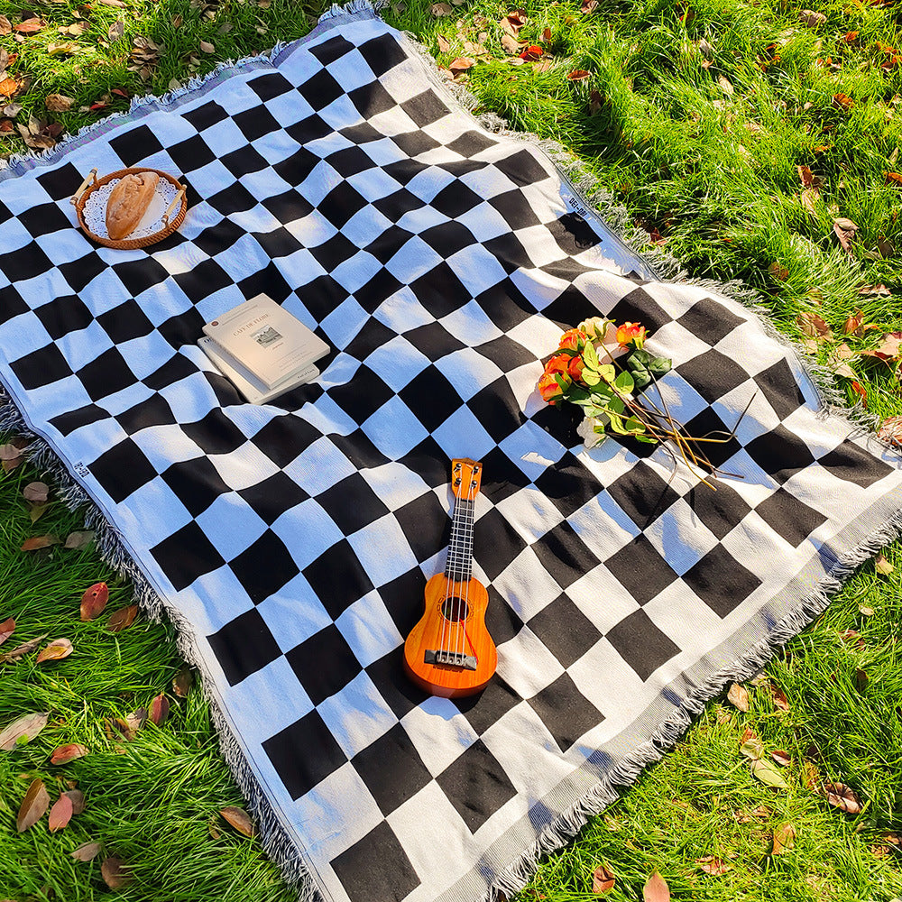 Bohemian Knitted Chenille American Outdoor Camping Rugs - My Store