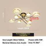 Led Lighting Chandelier Living Room Bedroom Lamps - My Store
