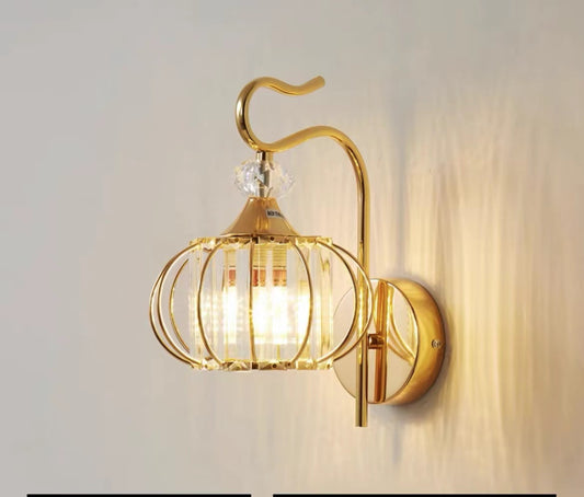 Bedroom Bedside Crystal Wall Lamp Living Room Wall Lamp - My Store