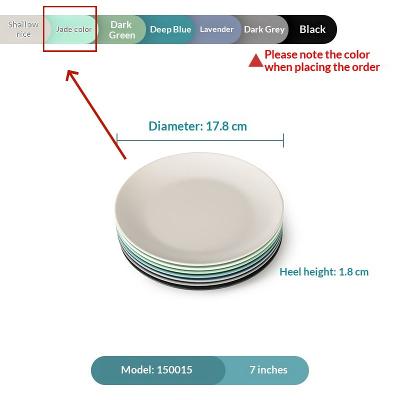 Creative Commercial Plastic Round Dinner Plates - My Store
