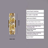 Crystal Wall Lamp Living Room Bedroom Stair Wall Lamp - My Store