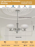 Living Room Chandelier Retro Cream Bedroom Dining Room Lamps - My Store