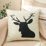 Fabric Decoration Supplies Car Gift Linen Printed Pillows Bedside Cushion Couch Pillow - My Store