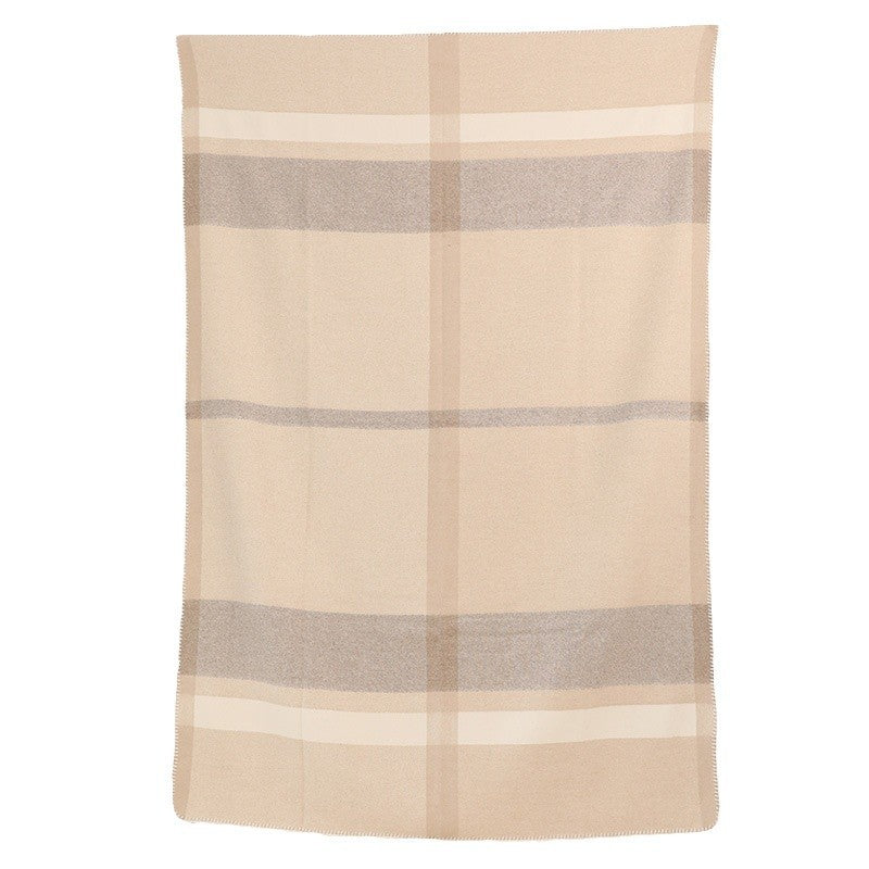 Wool Jacquard Twill Camping Rugs Casual Household Blanket - My Store