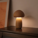 INS Wooden Cute Mushroom LED Night Light With Touch Switch Bedside Table Lamp For Bedroom Childrens Room Sleeping Night Lamps Home Decor - My Store