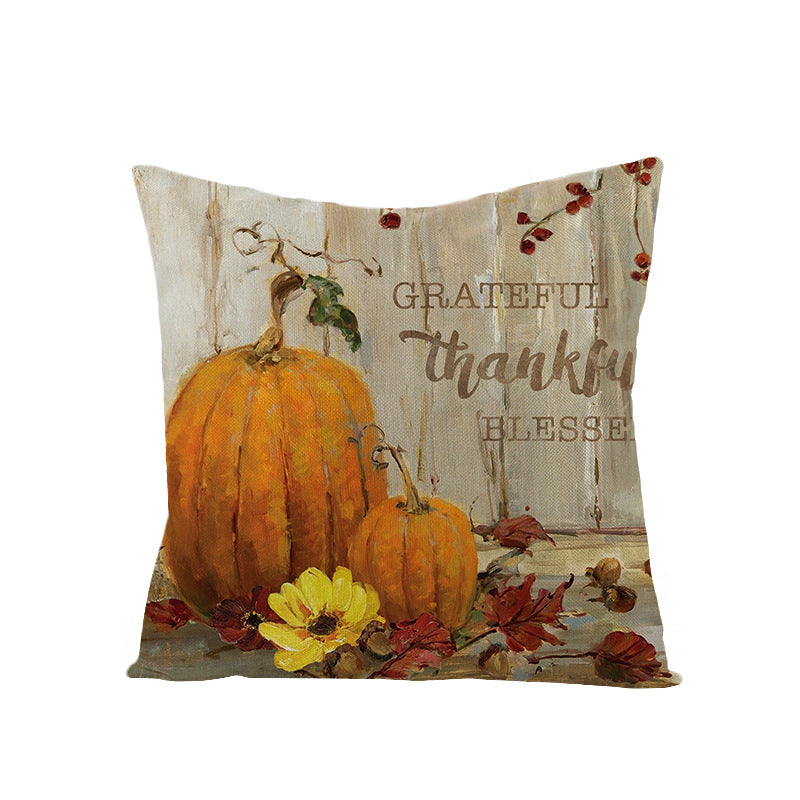 Linen Cushion Office Sofa Cushion Cover - My Store