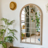 Retro False Window Decoration French Wall Mirror Landing - My Store