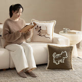 Homestay-style Sofa Living Room Cotton Canvas Throw Pillows - My Store