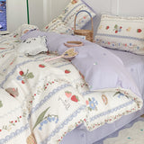 Four-piece Bed Set Pure Cotton Student Dormitory Duvet Cover Sheets - My Store