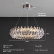 Crystal Modern Room French Villa Restaurant Lamps - My Store