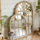 Retro False Window Decoration French Wall Mirror Landing - My Store