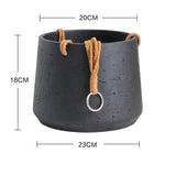 Nordic Wall Hanging Cement Hanging Flower Pot - My Store
