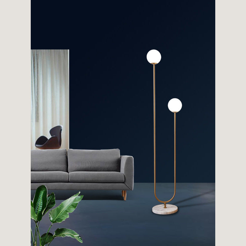 Floor Lamp Household Indoor Glass Marble - My Store