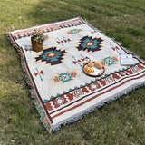 Bohemian Knitted Chenille American Outdoor Camping Rugs - My Store