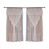 Nordic Simple Hollow Star Princess Wind Bedroom Blackout Curtains - My Store