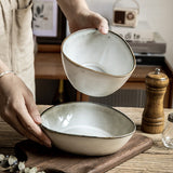 Retro Irregular Flaw Salad Plates - My Store