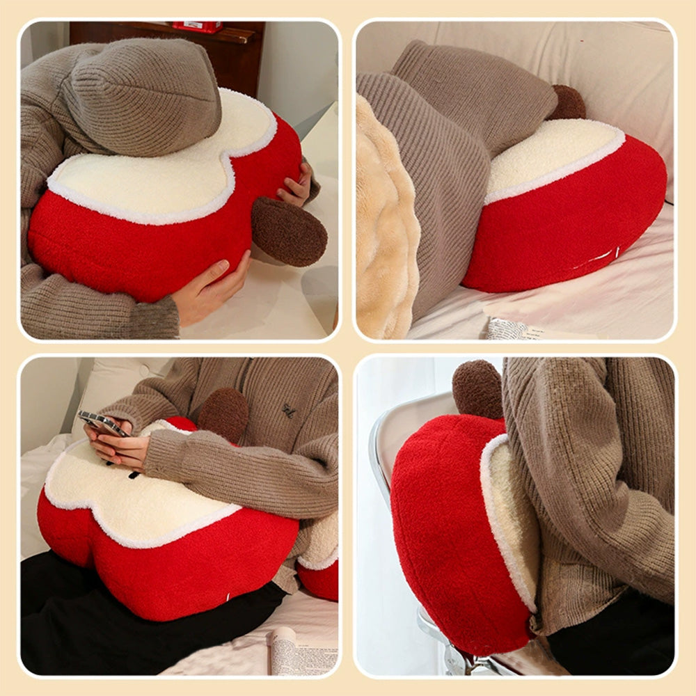 Fruit Shaped Pillows Lovely Cartoon Fruit Seat Cushion Adorable Lumbar Spine Waist Supporter Cartoon Comfortable Stuffed Fruit Pillows For Kids - My Store