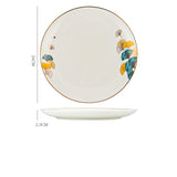 Dinner Plates Ceramic Steak Plate Web Porcelain - My Store