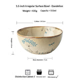 Household Tableware Ceramic Bowls And Plates - My Store