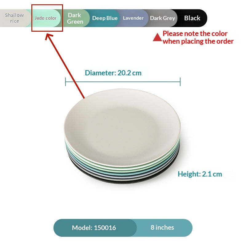 Creative Commercial Plastic Round Dinner Plates - My Store