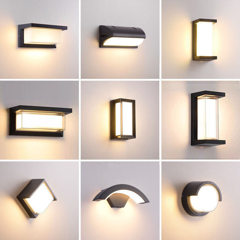Simple Outdoor Waterproof Led Wall Lamp Induction Wall Lamp - My Store